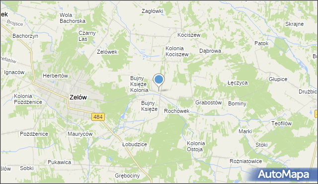 mapa Bujny Szlacheckie, Bujny Szlacheckie na mapie Targeo